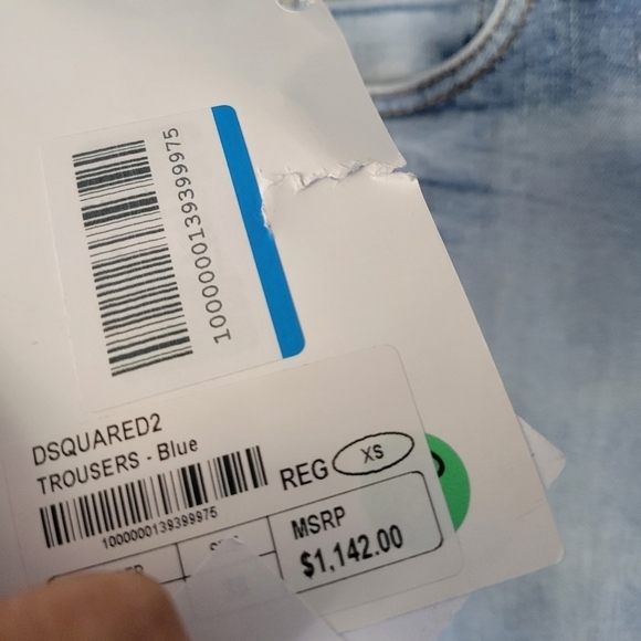 DSQUARED2 UNDERWEAR Low-rise Jeans Size IT TG. 38 W 33 SEE measurements - Picture 10 of 13